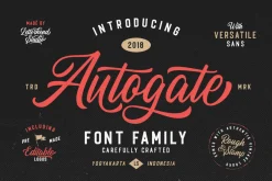 Autogate - Font Duo (+BONUS)