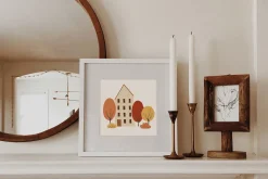 Autumn City Illustration Clipart Set