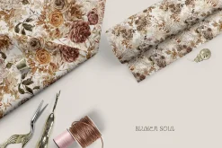 Autumn Boho Watercolor Flowers