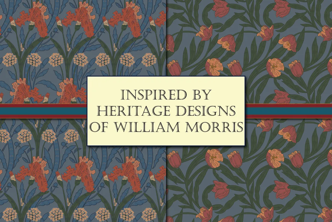 Autumn Boho William Morris Patterns