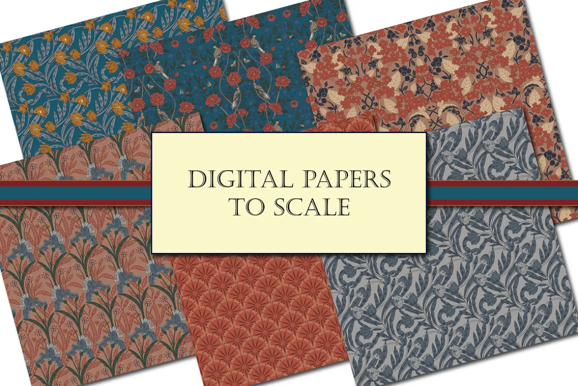 Autumn Boho William Morris Patterns