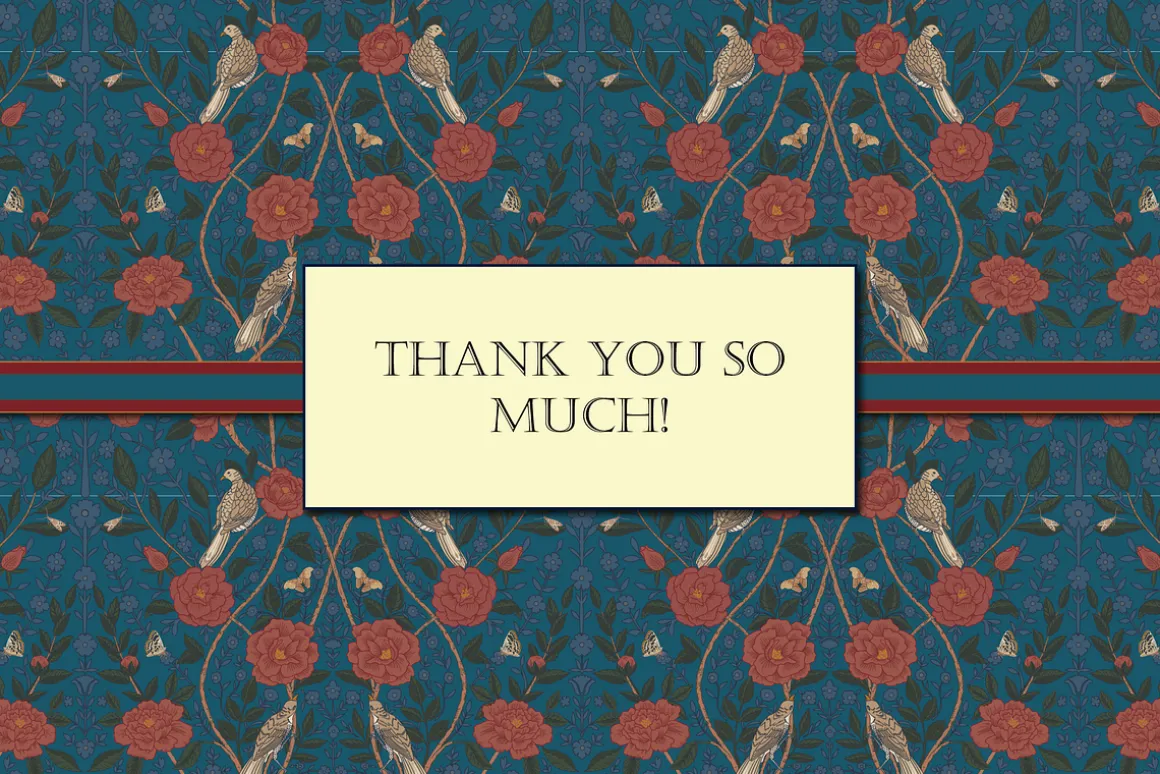 Autumn Boho William Morris Patterns