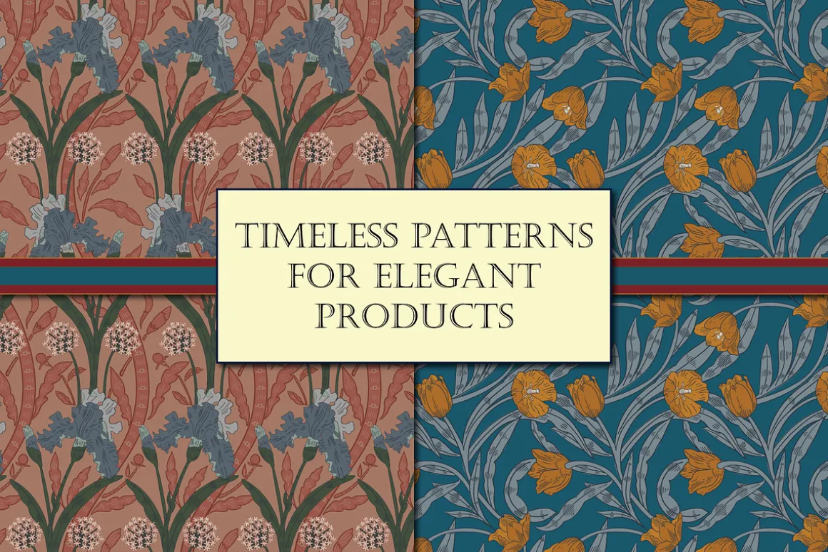 Autumn Boho William Morris Patterns