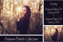 30 Autumn Bokeh Overlays