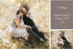 30 Autumn Bokeh Overlays