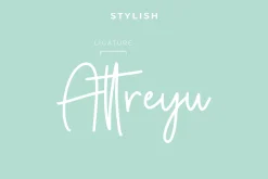 Autumn Fairy Signature Monoline Font