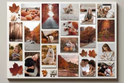 Autumn Fall Mood Board Mockup Templa