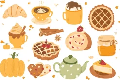 Autumn Fall Vector Clipart Bundle