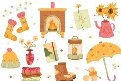 Autumn Fall Vector Clipart Bundle
