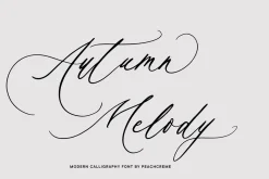 Autumn Melody // Wedding Calligraphy