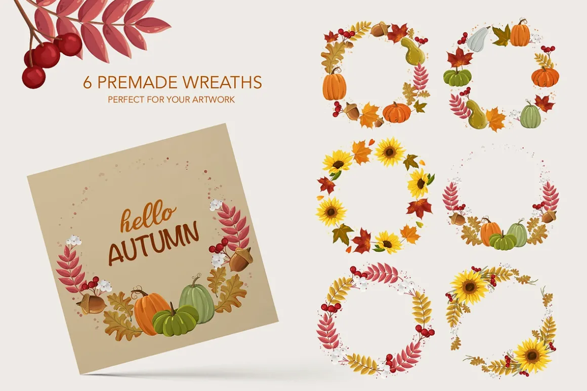 Autumn Pumpkin, Thanksging Clipart
