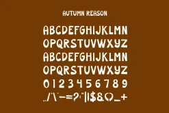 Autumn Reason - Tropical Font