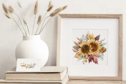 Autumn Time. Watercolor collection.