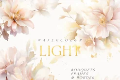 AUTUMN Watercolor Floral Bundle