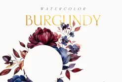 AUTUMN Watercolor Floral Bundle