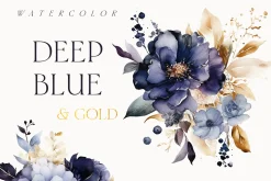 AUTUMN Watercolor Floral Bundle