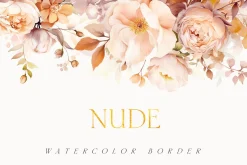 AUTUMN Watercolor Floral Bundle