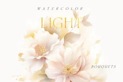 AUTUMN Watercolor Floral Bundle
