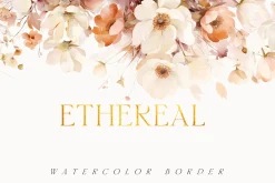 AUTUMN Watercolor Floral Bundle