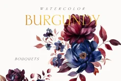 AUTUMN Watercolor Floral Bundle