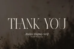 Avelire-modern ligature