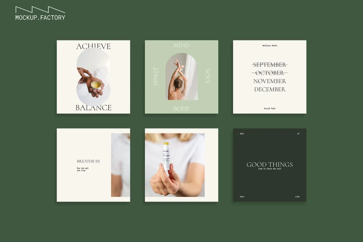 Avocado Wellness Instagram Template
