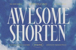 Awesome Shorten Tall Serif Display