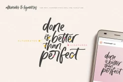 Awesomespill | handlettered font