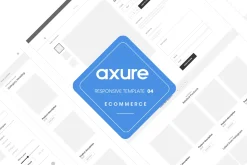 Axure responsive Ecommerce template4
