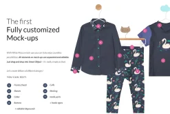 Baby Apparel Sets 12xMockups Hangin'