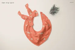 Baby Bandana Bib Mockup Set