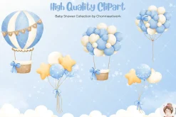 Baby Bear, Baby Shower, It's a boy