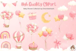 Baby Bear, Baby Shower, It's a girl