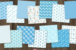Baby Boy digital paper