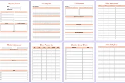 2026 Baby Bump Journal Canva Kdp
