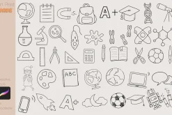 Back to School Stamps Kids Science