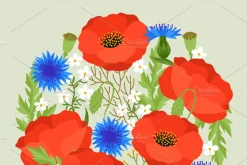 Backgrounds with spring flowers.