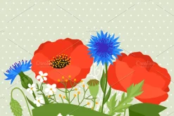 Backgrounds with spring flowers.
