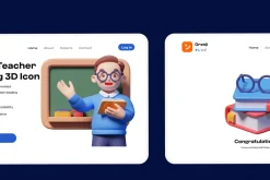 Back to School 3D Asset Pack