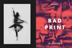 Bad Print Effect for Posters