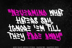 Badtryme - Graffiti Font