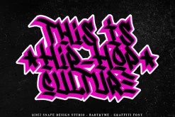 Badtryme - Graffiti Font