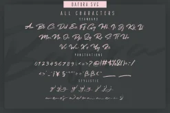 Bafora - SVG Font + Bonus