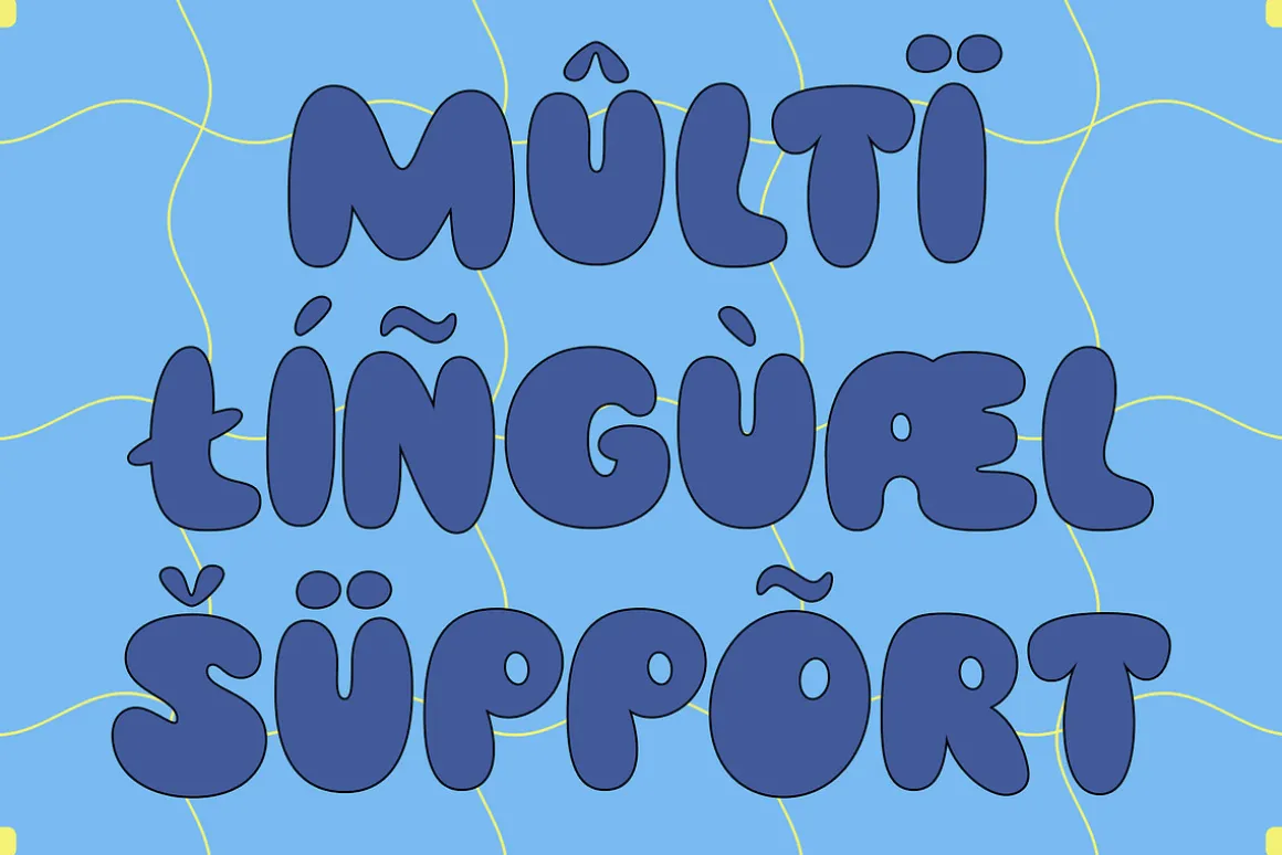 Bages – Bubble Font