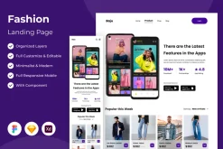 Baju - Fashion Landing Page V2
