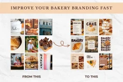 Bakery Instagram Template Canva