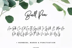 Ball Pen Handwritten Font