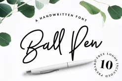 Ball Pen Handwritten Font