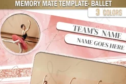 Ballet Memory Mate Template