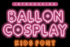 BALLON COSPLAY - PLAYFULL FONT